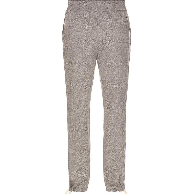 Polo Ralph Lauren Solid Color Drawstring Cuffed Casual Pants Men Bottoms Gray 710548562-005