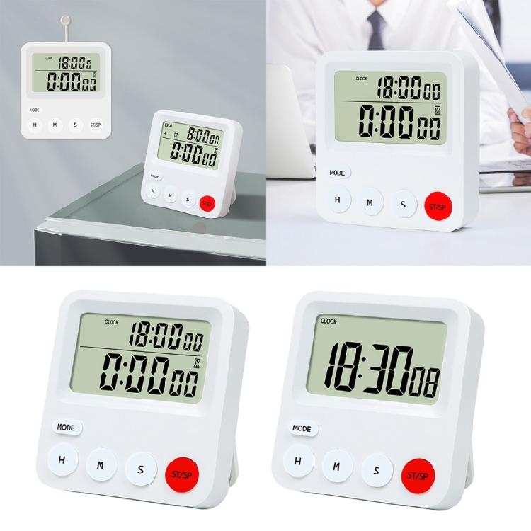 Countdown Timer Digital Timer Alarm Clock Small Alarm Clock with Magnet for Home Bedroom Tabletop Wall Mount Timer Clock