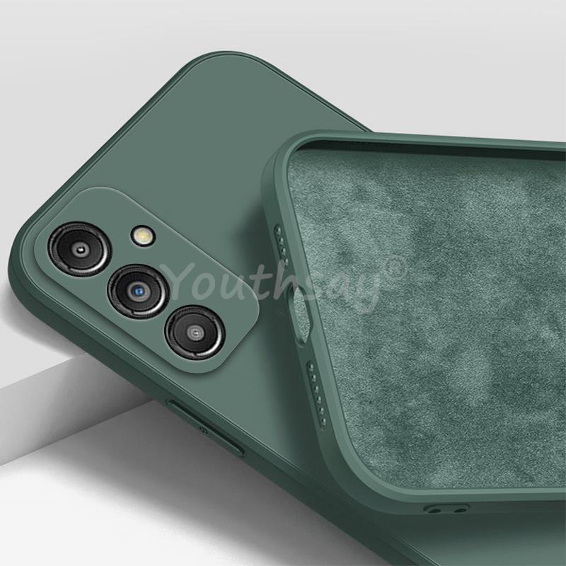 Für Samsung Galaxy A16 Hülle Samsung A16 A15 A14 A55 A06 A04 A04S A04E A24 A33 A54 A34 A05 Hülle Silikon Einfarbig Schutz Gummi