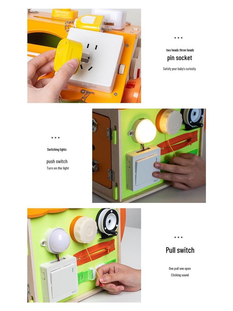 Montessori Busy Box: Early Education Toys for Ages 2-3