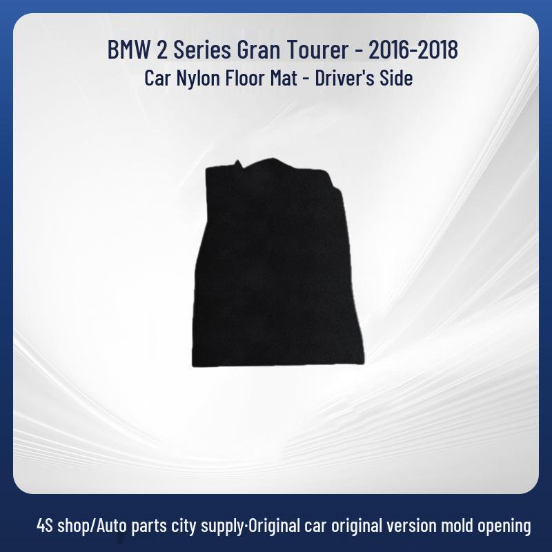 

BMW 2 Серії 2016-2018 Нейлонові Килимки для Підлоги для Універсала Black, 5mm Thick, Fabric Edge