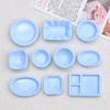 10-Piece Handmade Resin Cartoon Plate Set for Dollhouse Decor and DIY Crafting
