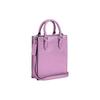 Coach North South 14 Logo Magnetic Snap Tote Bag Women tote Silver Metallic-Lilac CP010-SVMP3