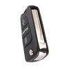 Replacement Car Remote Flip Folding Key Shell with 3 Buttons for Solaris