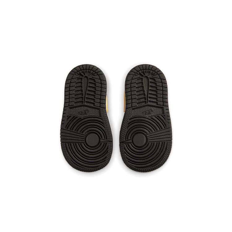 Jordan 1 Mid TD Toddler Black University Gold 640735-177