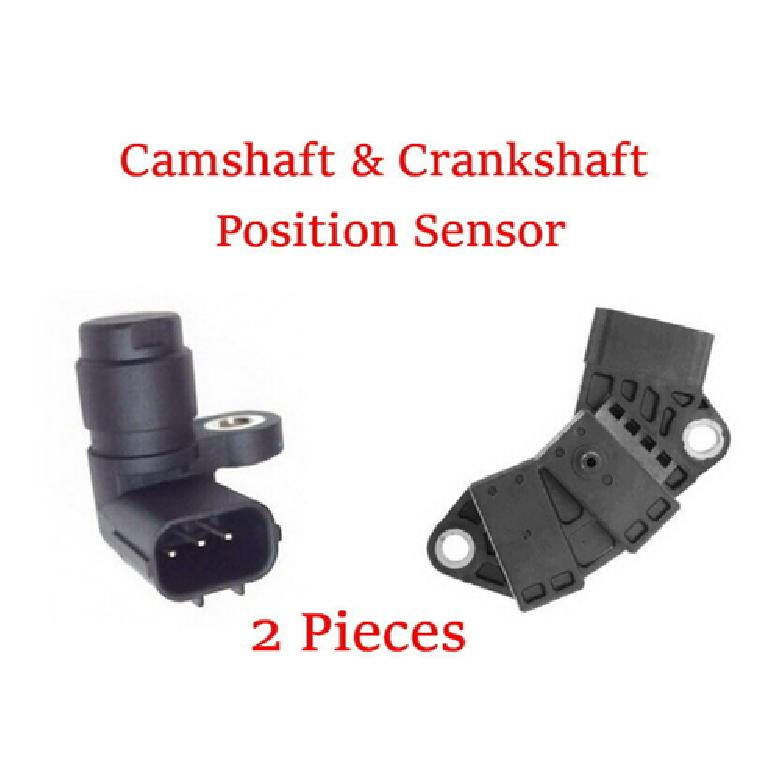 2 Pieces Camshaft & Crankshaft Position Sensor Fits: Acura - Honda 2003-2010
