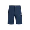 Emporio Armani EA7 SS24 Solid Color Letter Print Mid-Rise Casual Shorts Men Shorts Blue 3DPS02-PNFTZ-1554