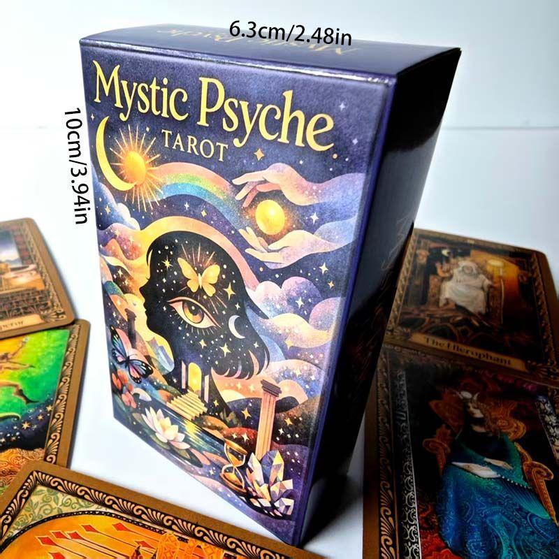 10.3*6cm Mystic Psyche Tarot Deck – 78-Card Set for Intuitive Wisdom, Spiritual Growth, and Archetypal Exploration