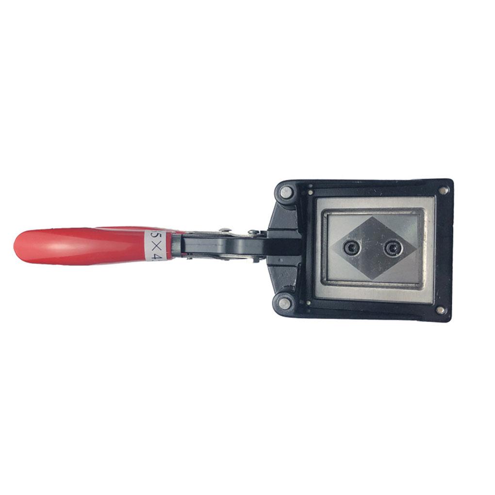 Double Photo Cutting Efficiency Clamp Type Phase Cutter Square Rhombus Photo Clamp Manual Phase Cutter Hand Card Cutter 35*45