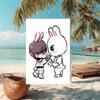 1pc Kpop Team5 Beach Towel, Comfortable and Thick, and Swimming/Bath/Picnic/Camping Towel, Suitable for Seaside Beaches