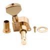 Wilkinson E-Z-LOK Left-Handed 6-Piece Tuner Set for Fender Strat/Telecaster Electric Guitars, Gold
