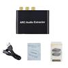 HDMI-Compatible ARC Audio Extractor ARC To SPDIF Coaxial L/R Stereo 3.5mm Jack Audio Converter for HDTV Soundbar Amplifier