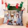 Christmas Cushion Cover Merry Christmas Decorations For Home 2025 Cristmas Ornament Pillow Case Xmas Navidad Gifts New Year 2025