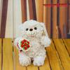 Plüsch-Teddybär-Geschenk mit Rosenblüten für Abschluss- und Weihnachtsfeiern