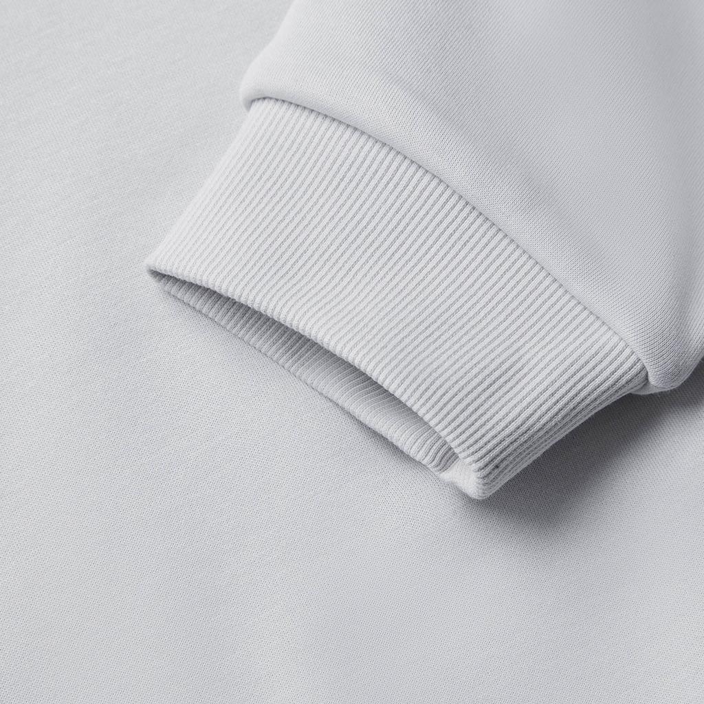 Li Ning Fitness Series Anti-Static Anti-Bacterial Warm Solid Color Round Neck Pullover Fleece Long Sleeve Sweatshirt Men Sweatshirt AWDUF99-2