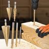 Professional Multi Purpose Tapered Step Drill Bits Double Flute Design Efficient Chip Removal Bearing Steel Construction