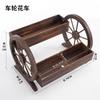Outdoor Planter Box - Multi-Tiered Wooden Flower Stand, Carbonized Weather-Resistant Garden Decor for Patio & Balcony Planting