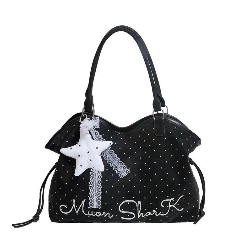 Summer Exquisite Trendy Single-shoulder Bag, Large Capacity Tote Bag, School and Commuting Bag