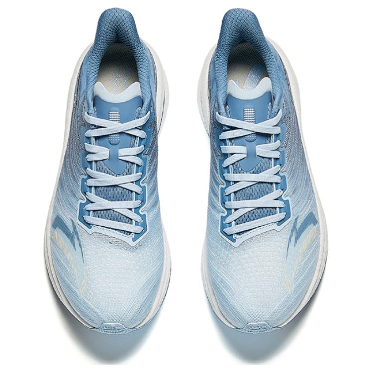 Anta Mach 4.0 Paris Eco-Friendly Nitrogen Technology Cushioning Professional Racing Training Low-Top Running Shoes Men Running Shoes Blue 112435593S-1