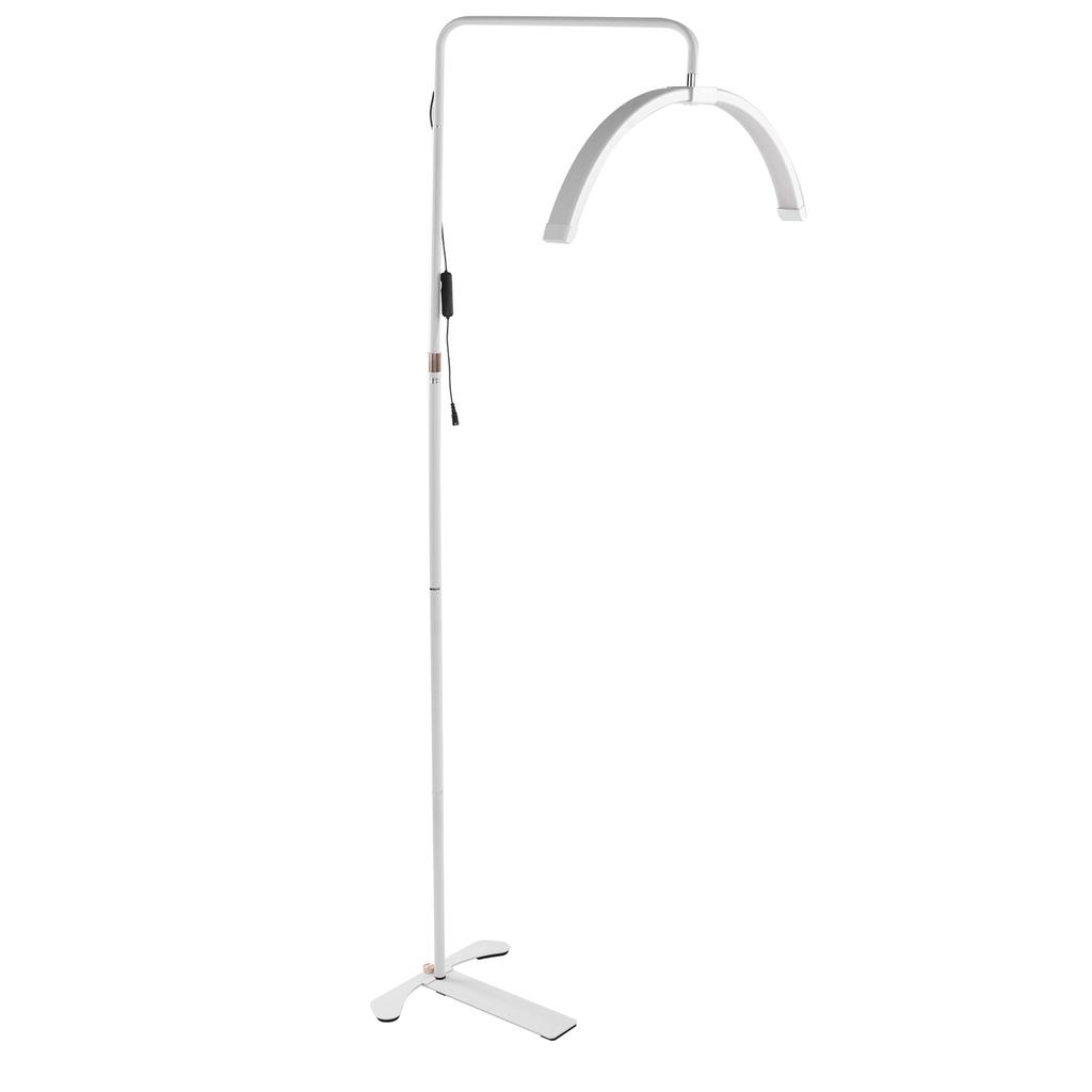 26in LED Floor Light Kit Color Temperature Brightness Adjustable Half Moon Lamp with Stand for