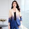 Autumn Women's Gradient Suit: High-End, Casual Elegance for the Workplace