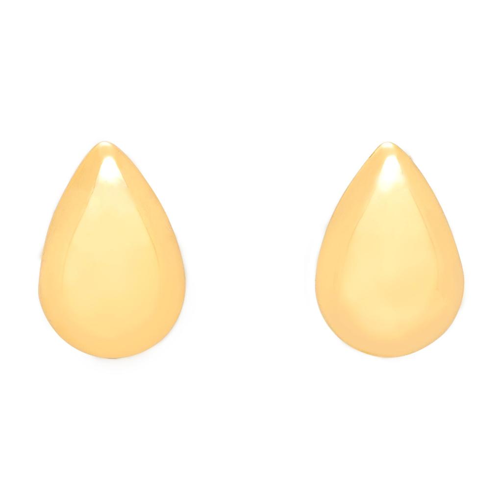 ESTELLE [Official] Women's K10 Yellow Gold Drop Motif Earrings 0202-3555-0019-0000