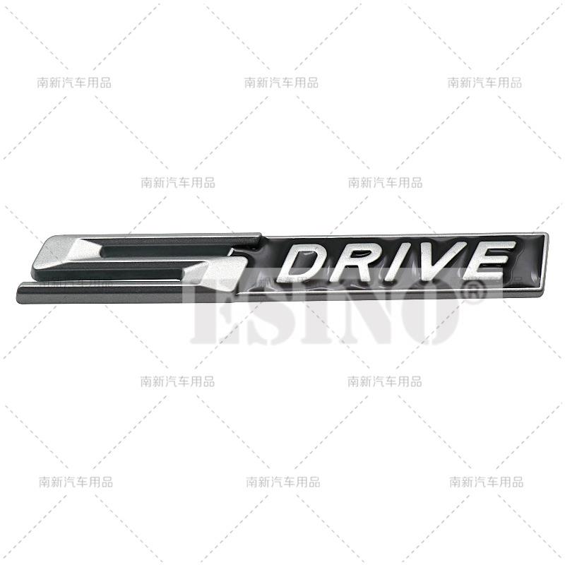 Car Styling 3D Metal Rear Trunk Emblem S Drive X Drive E Drive Badge Adhesive Emblem for BMW X1 X2 X3 X5 X6 X7 i3 i4 i7 iX iX3