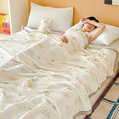 Yuanzhiwei Pure Cotton Six-Layer Gauze Summer Quilt