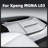 For Xpeng MONA L03 2026 Car Center Console Under Storage Box Sorting and Finishing Board Interior Accessories