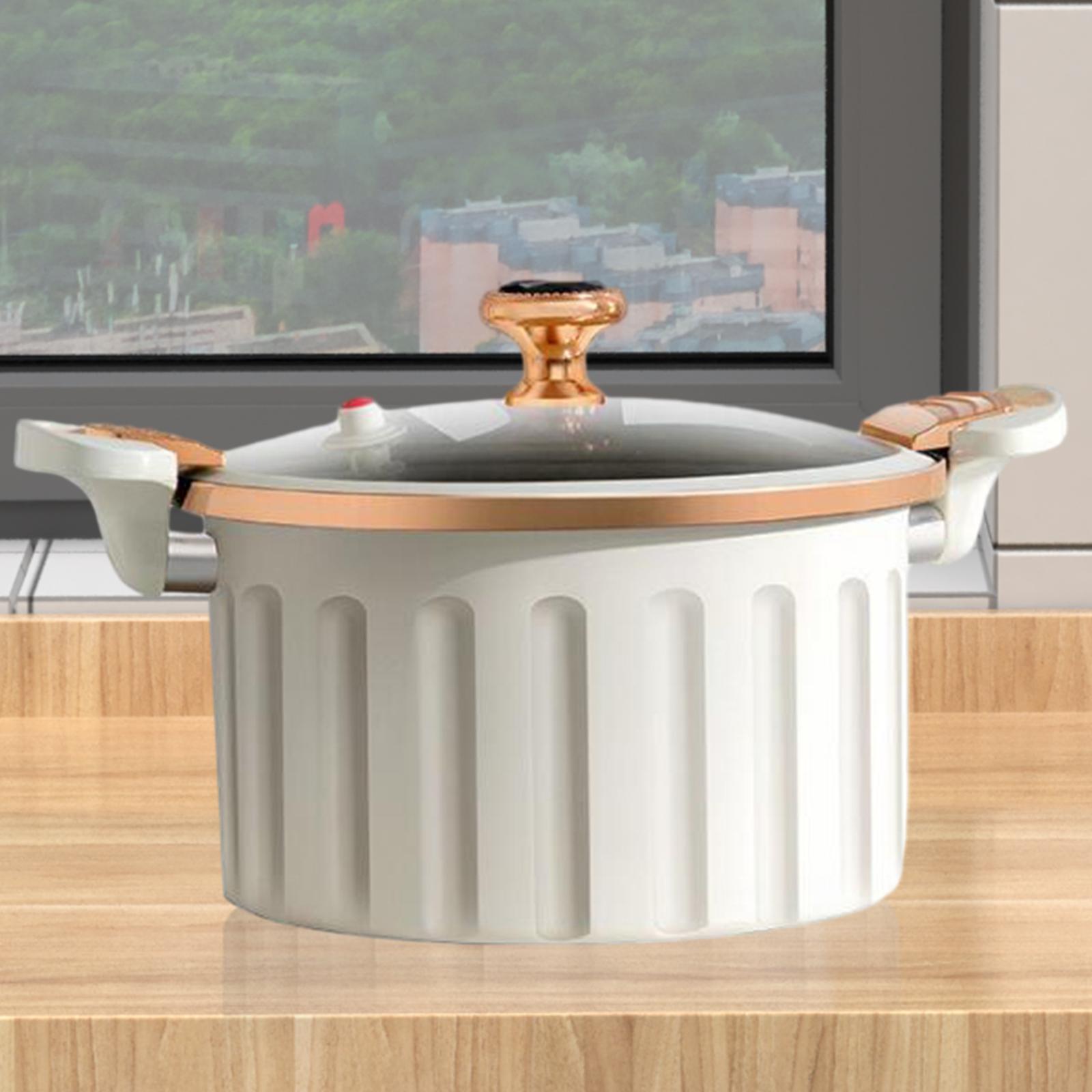 Кастрюля-рисоварка-пароварка 8 л со стеклянной крышкой, миска для лапши, стеклянная посуда, нагрев