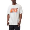 Nike T Shirts Men's White Crew Neck Moderate Straight Fit DO6368-133
