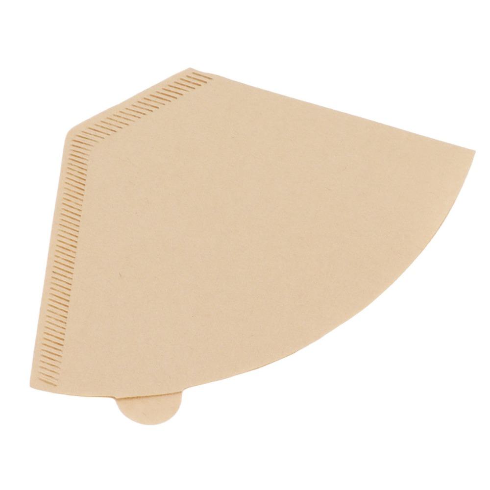 100pcs set 100Pcs Coffee Filter Paper 2 to 4 Cup Unbleached Coffee Filter Cafe Use