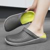 "2024 Men's Breathable Non-Slip Summer Sandals: Soft Bottom Hole Beach Shoes"