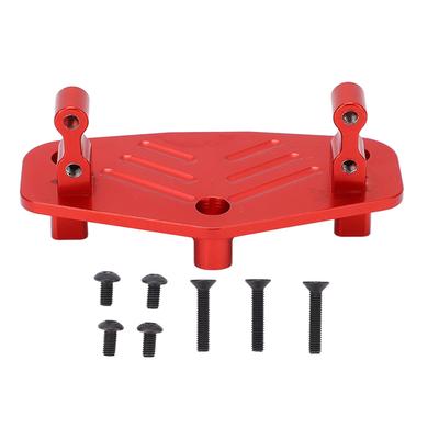 Aluminum Alloy Steering Servo Mount Bracket Base for 18 Losi LMT Truck Modification PartsRed