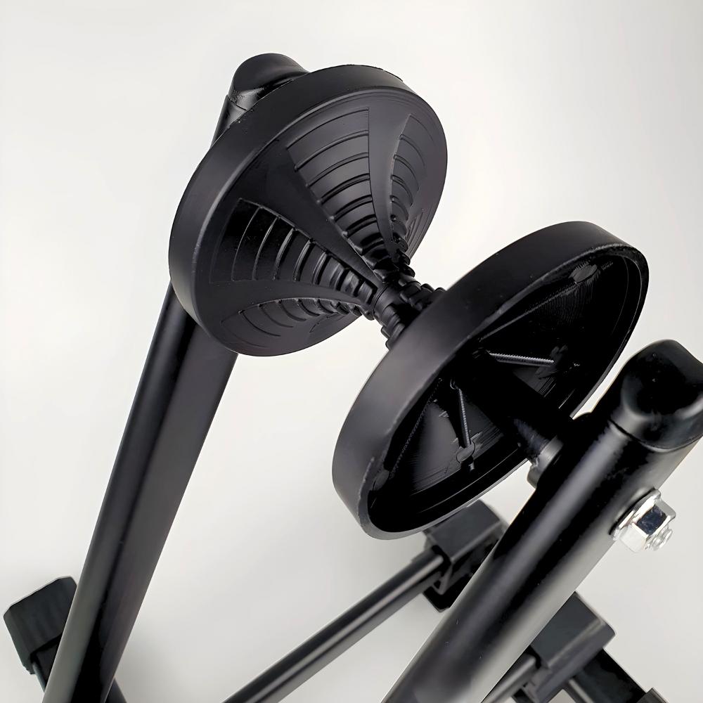 Bicycle stand, parking rear, front wheel, stable, foldable, 20-27.5”