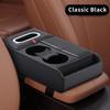 HOMEFISH Car Armrest Heightening Pad Storage Box Tissue Box Cup Holder Luxury Console Pad Multifunctional Interior Organizer
