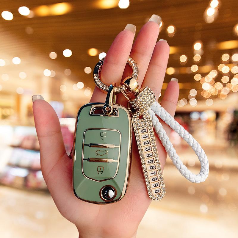 Applicable to Wuling Hongguang miniev/nano/s3/plus car key set, high-end buckle journey 730 shell men and women