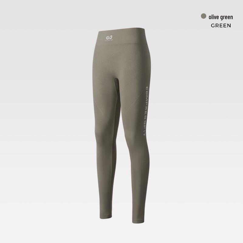 

Женские бесшовные брюки для йоги с высокой талией - Весенне-летнее ощущение обнаженности, Подтягивающие бедра, Эластичные для бега и фитнеса Medium