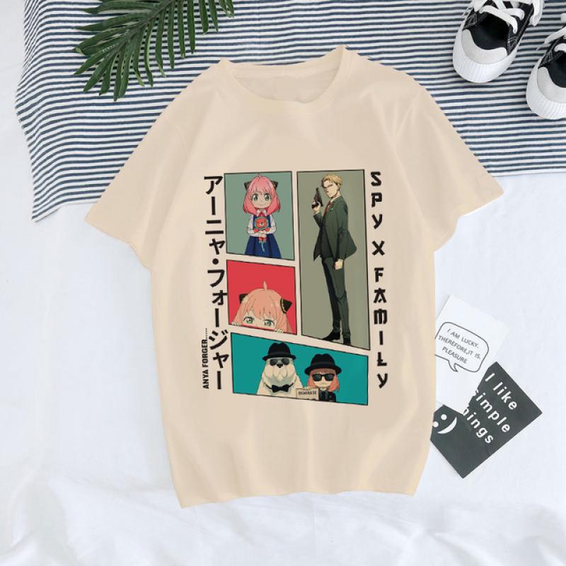 Tricou Spy X Family Bărbați/femei Tricou cu desene animate Kawaii Anya Tricou Topuri Tricou anime japonez Tricou grafic Harajuku unisex Bărbați anii 90
