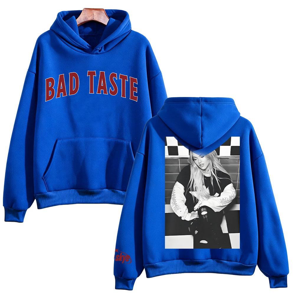 Freya Skye Bad Taste Photo Hoodie Unisex Vintage Graphic Print Long Sleeve Clothes Casual Streetwear Fan Gift Tops Sweatshirts
