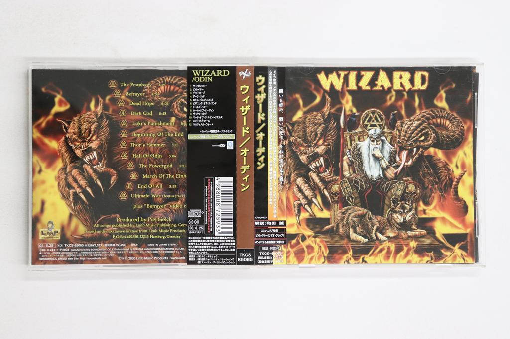 CD WIZARD - Odin TKCS85065 SOUNDHOLIC 2003 Japan Obi Metal Used
