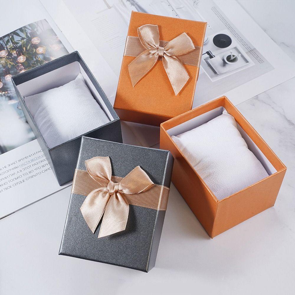 Box Anti-dust Bracelets Box For Men Bow Watch Case Watch Storage Box Bowkont Watch Display Holder