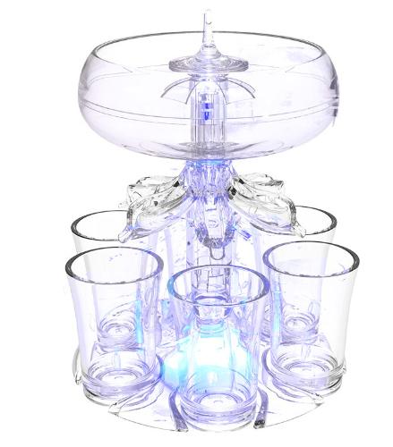 Wielofunkcyjny Dystrybutor Wina Z 6 Kieliszkami Impreza Festiwal Gry Likier Napoje Dystrybutor Do Napełniania Płynami Akcesoria Barowe