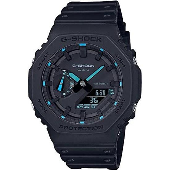 G-Shock GA2100-1A2 Neon Accent Watch Blue