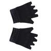1 Pair Fingerless Gloves Unisex Nylon Compression Gloves Breathable for Daily Living Nude