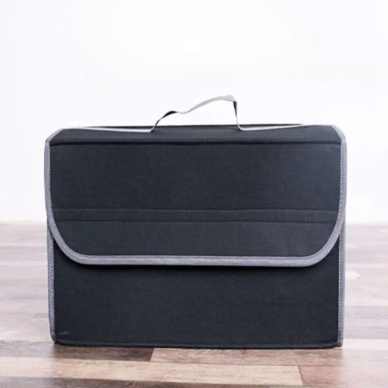 

Органайзер для багажника автомобиля, большой противоскользящий отсек для хранения ботинок, сумка для хранения автомобиля, багажник, коробка для уборки, автоаксессуары чёрный