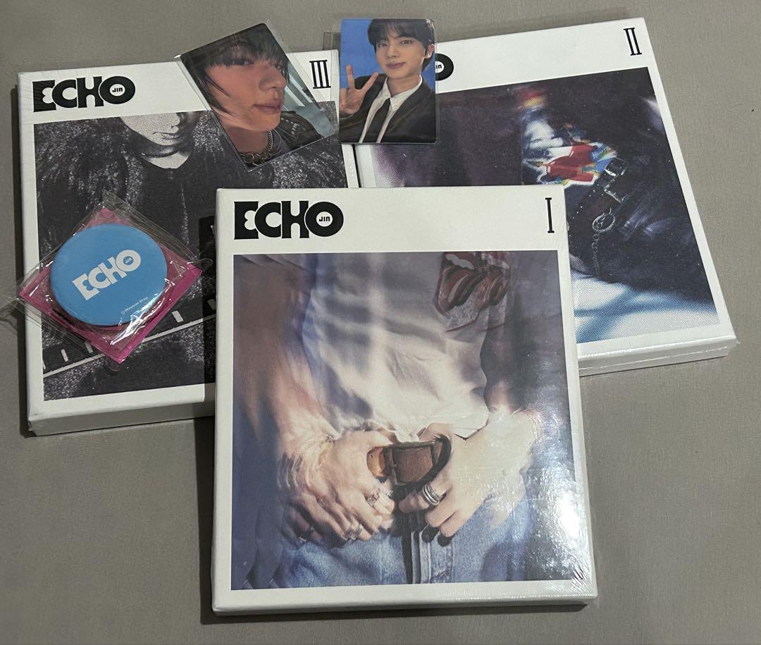 

[USED] JIN ECHO 3 versions Weverse with bonus mirror trading card