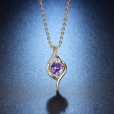 Eu tenho seu colar em meu coração, temperamento simples feminino, corrente de clavícula incrustada com diamantes, corrente de pescoço leve e luxuosa.