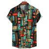 New Men's Large Size Shirts Daily Versatile Comfortable Breathable Short-sleeved Men's Button-down Shirts Fashion Men's Clothing