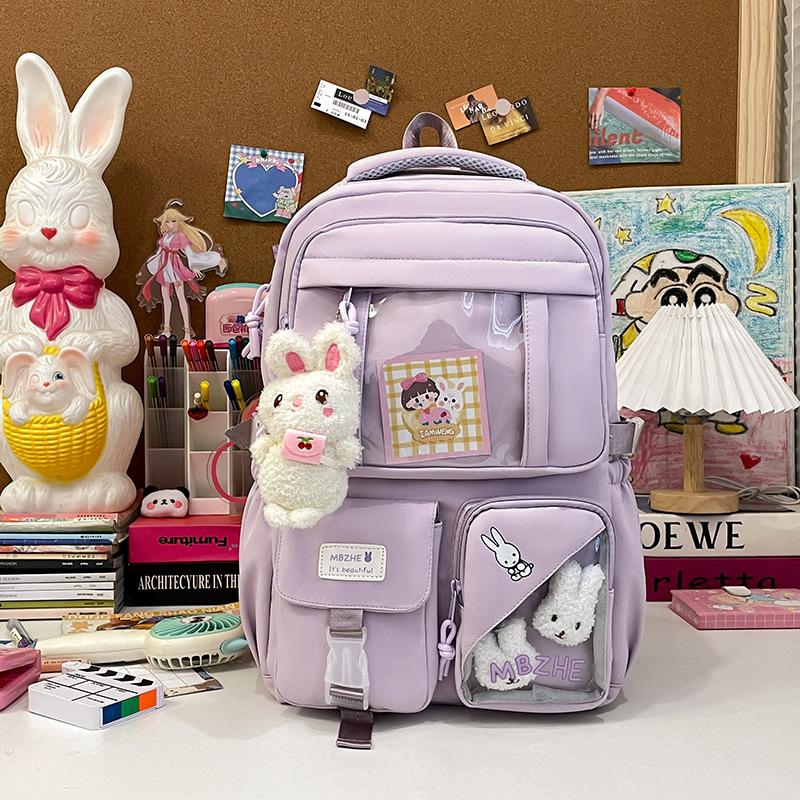 Versatile Large Capacity Computer Backpack  Junior High School Travel Bag Senior High School Backpack